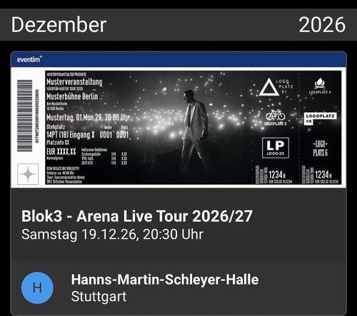 Blok3 arena live tour 2026 - live, 2026/27