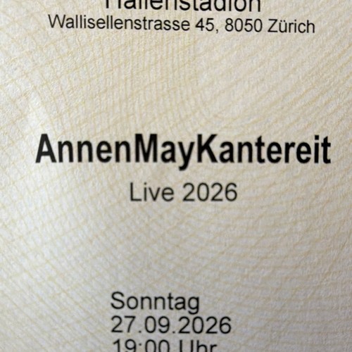 Annenmaykantereit live 2026 - live,