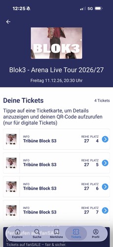 Blok3 arena live tour 2026 - arena, 2026/27