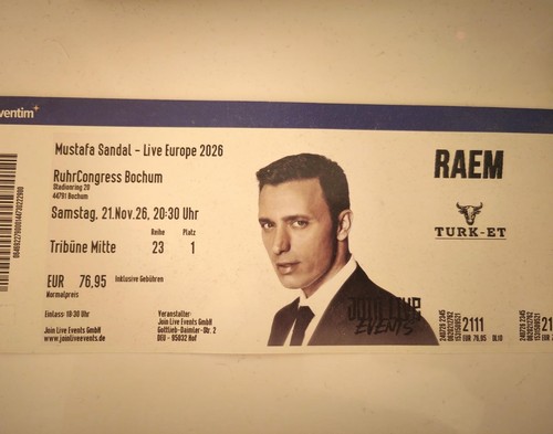 Mustafa sandal live europe - mustafa,