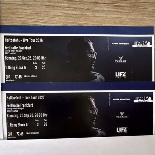 Haftbefehl tickets live tour - haftbefehl,
