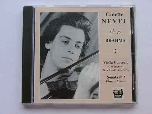 Ginette neveu brahms - -,