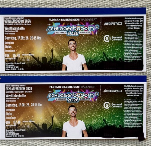 Tickets für schlagerboom - für,