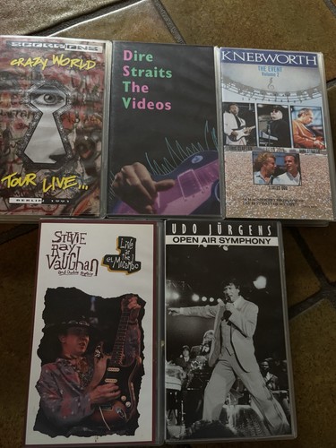 Vhs musik konzerte konvolut - vhs, &