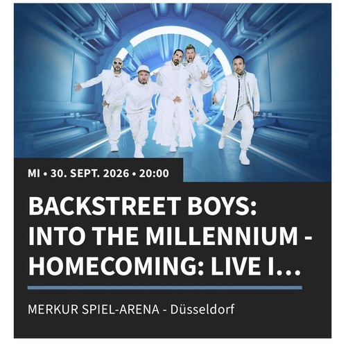 Sitzplatz backstreet boys - backstreet,