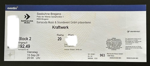 Kraftwerk live seebühne - kraftwerk,
