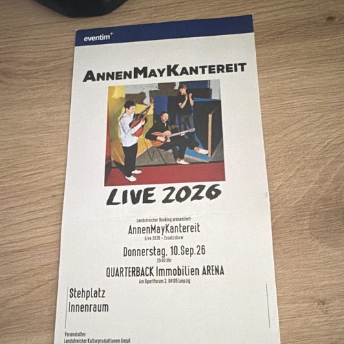 Annenmaykantereit live 2026 - annenmaykantereit,