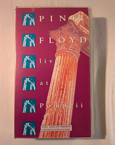 Pink floyd live pompeii vhs - pink,