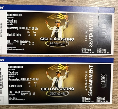 Gigi agostino tickets - 2,
