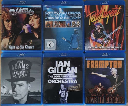 Musik blu ray - paket:, rock