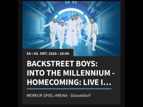Stehplatz tickets backstreet - stehplatz,