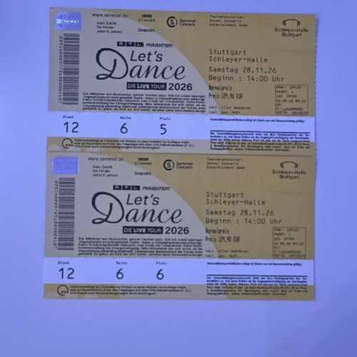 Tickets let dance live - let’s,