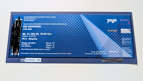 Die nervigen live ticket - live,
