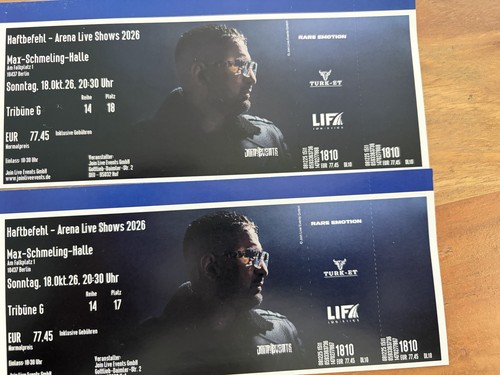 Haftbefehl tickets arena - 2,