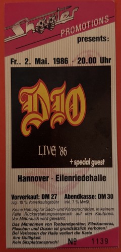 Dio live hannover - dio, ‘
